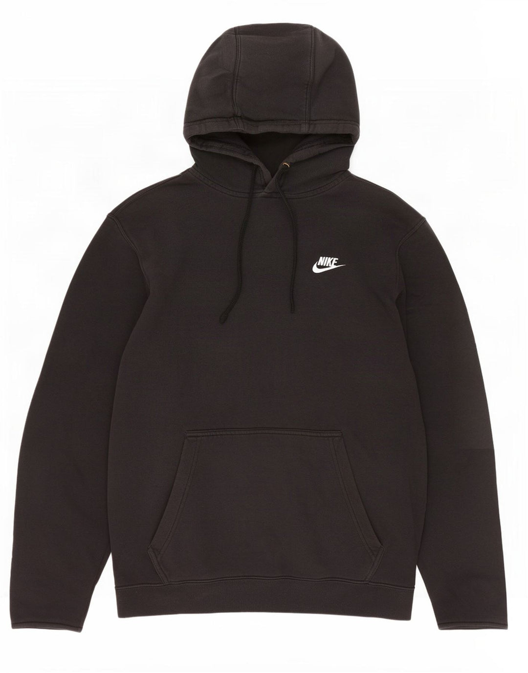 Nike - Sudadera con capucha para hombre (algodón negro mediano)