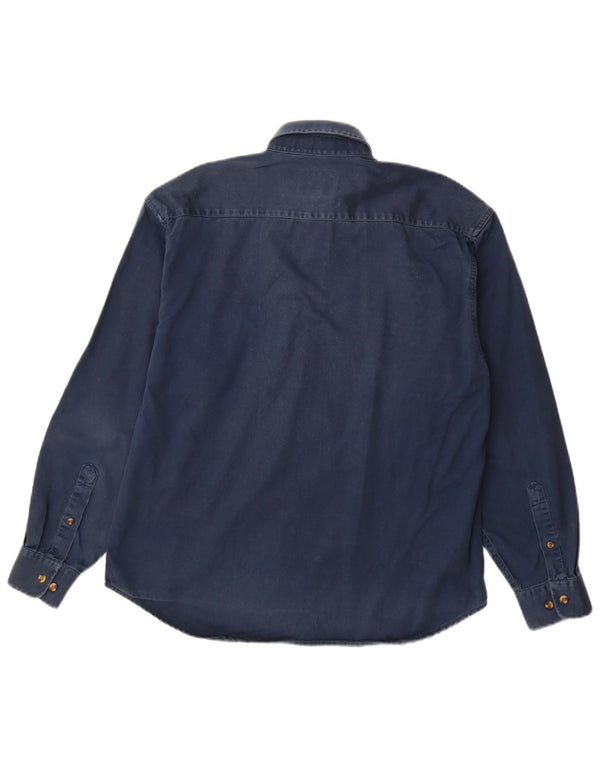 Camisa Dickies Hombre Mediana Azul Marino Algodón