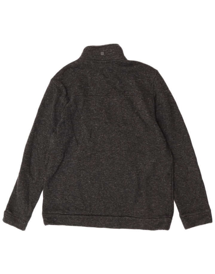 Mountain Warehouse Sudadera con Cuello Y Cremallera para Hombre Jersey XL Negro Moteado