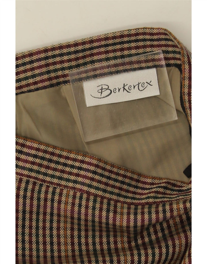 Berkertex Falda Recta Mujer W28 Mediana Pata De Gallo Multicolor