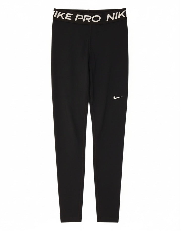 Nike Leggings gráficos para mujer UK 8 Small Poliéster negro