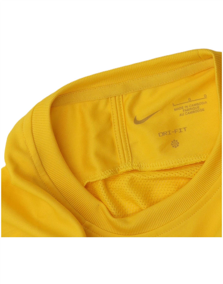 Camiseta Nike Dri Fit para hombre, talla grande, color amarillo
