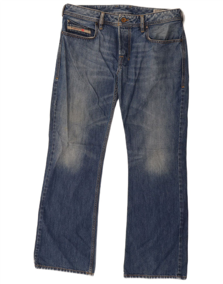 Diesel Mujer Zatiny Regular Bootcut Jeans W33 L30 Algodón Azul