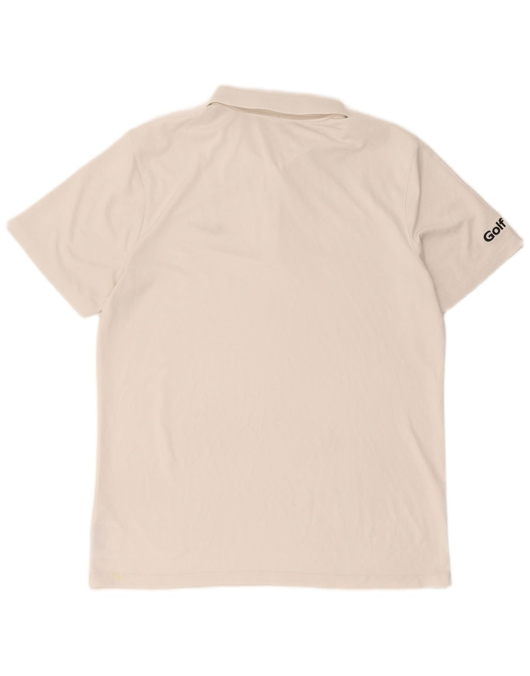 Nike Polo Dri Fit para hombre, poliéster blanco grande
