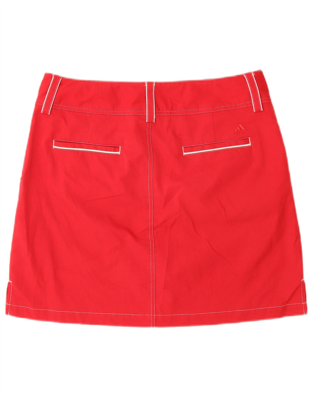 Adidas Minifalda Climacool para mujer US 8 Mediana W30 Poliéster rojo