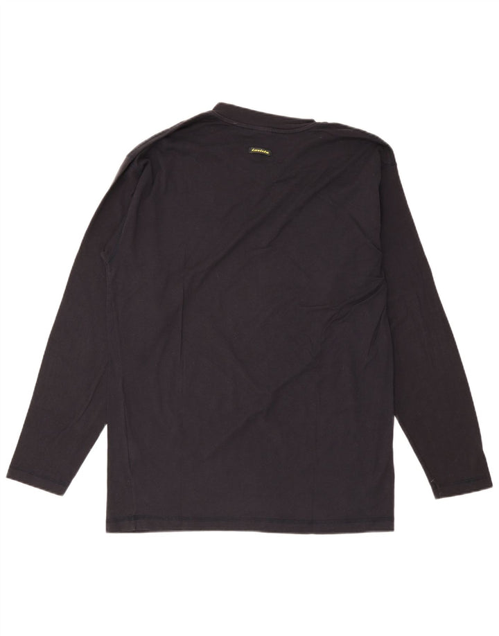 Invicta Top para hombre de manga larga de algodón azul marino grande