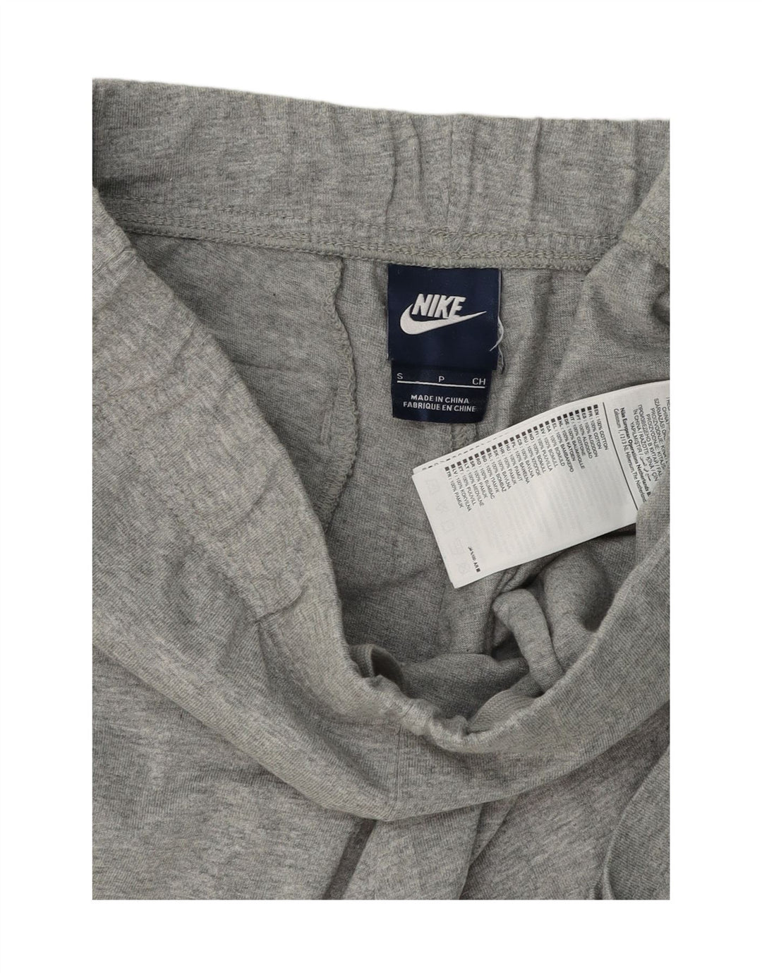 NIKE Mens Sport Shorts Small  Grey Cotton
