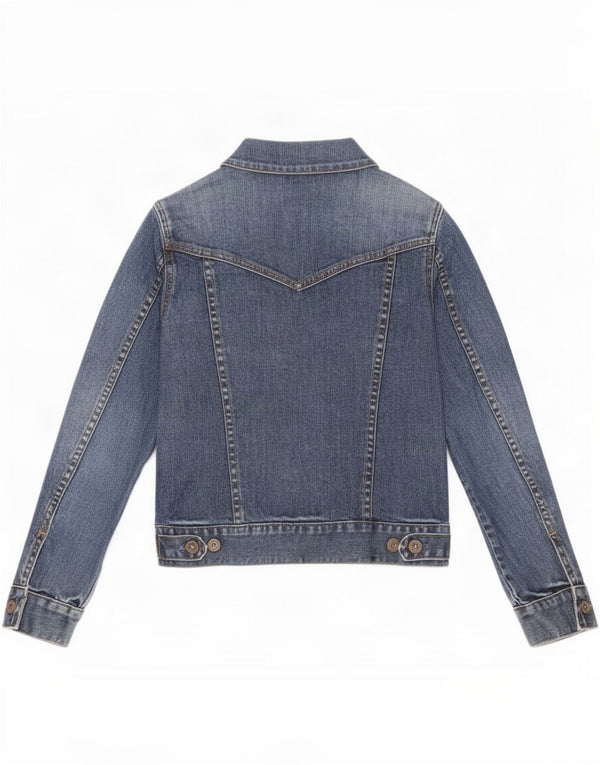 Gap Chaqueta Vaquera Petite para Mujer UK 10 Small Algodón Azul