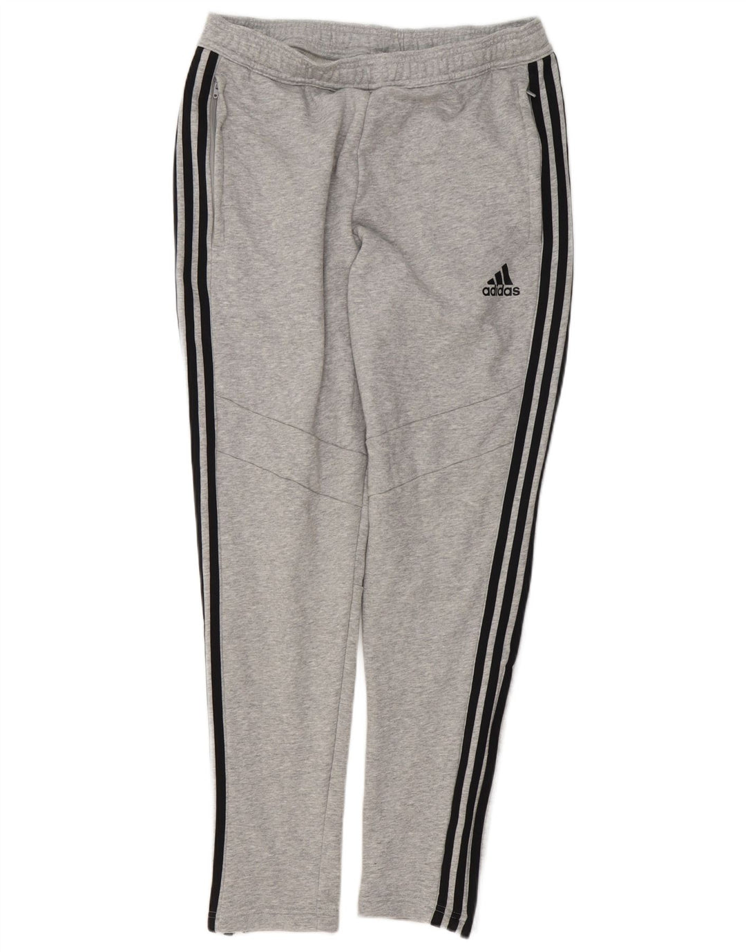 Pantalón De Chándal Adidas Hombre Gris Medio Algodón