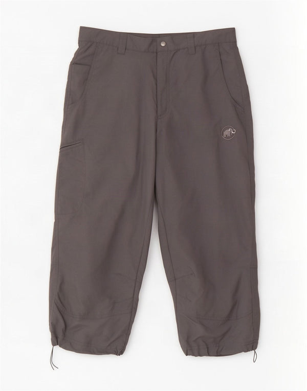 Mammut Pantalones Capri de Senderismo Cargo para Hombre EU 50 Large W34 L21 Nylon Gris