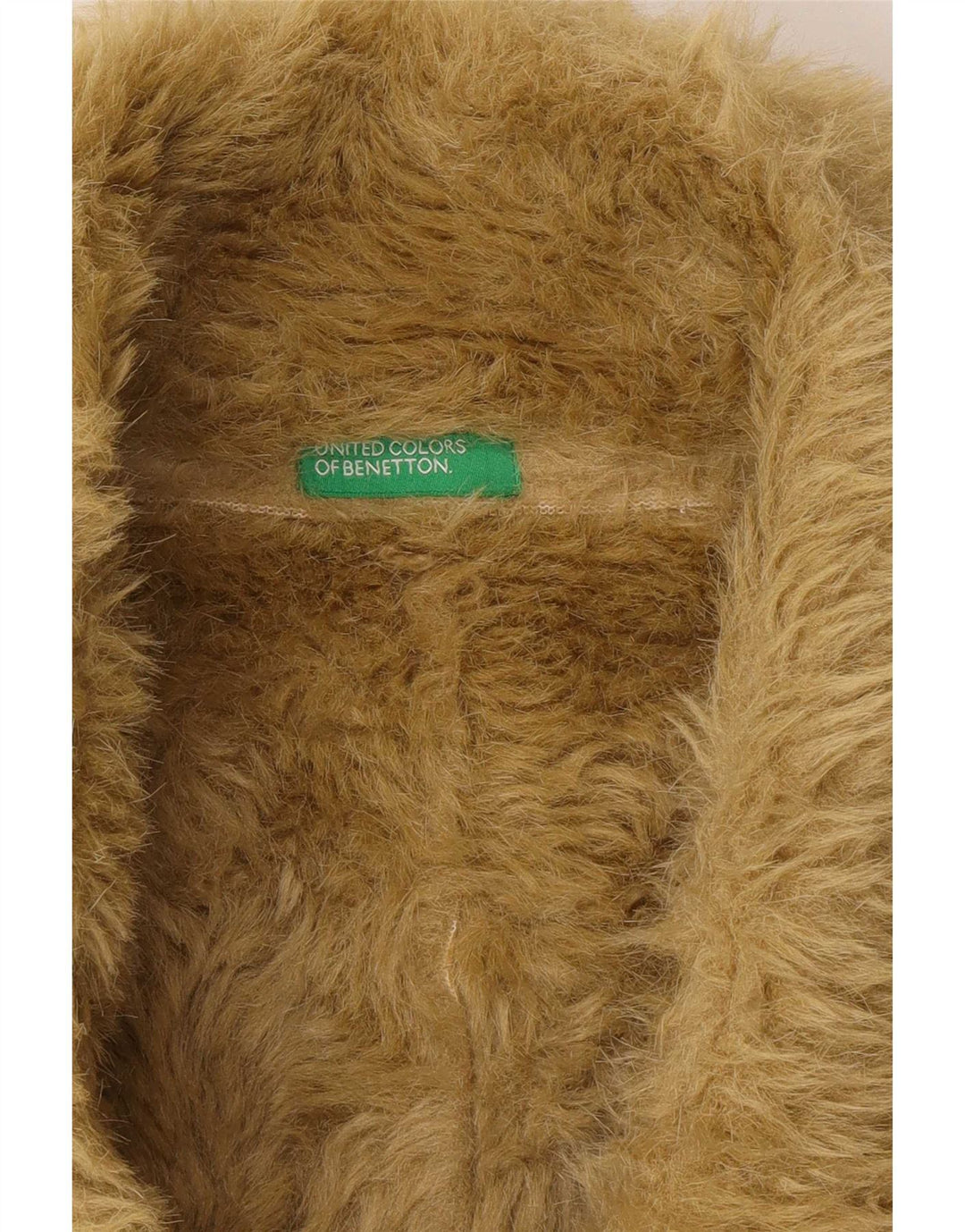 Chaqueta Sherpa Benetton IT 46 Large Verde Poliéster