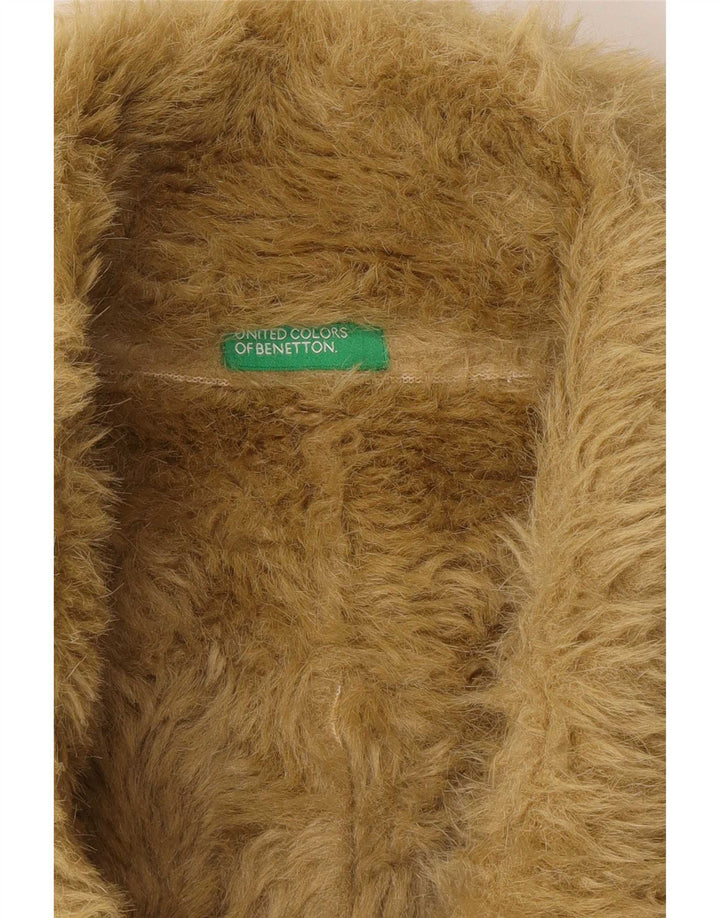 Chaqueta Sherpa Benetton IT 46 Large Verde Poliéster