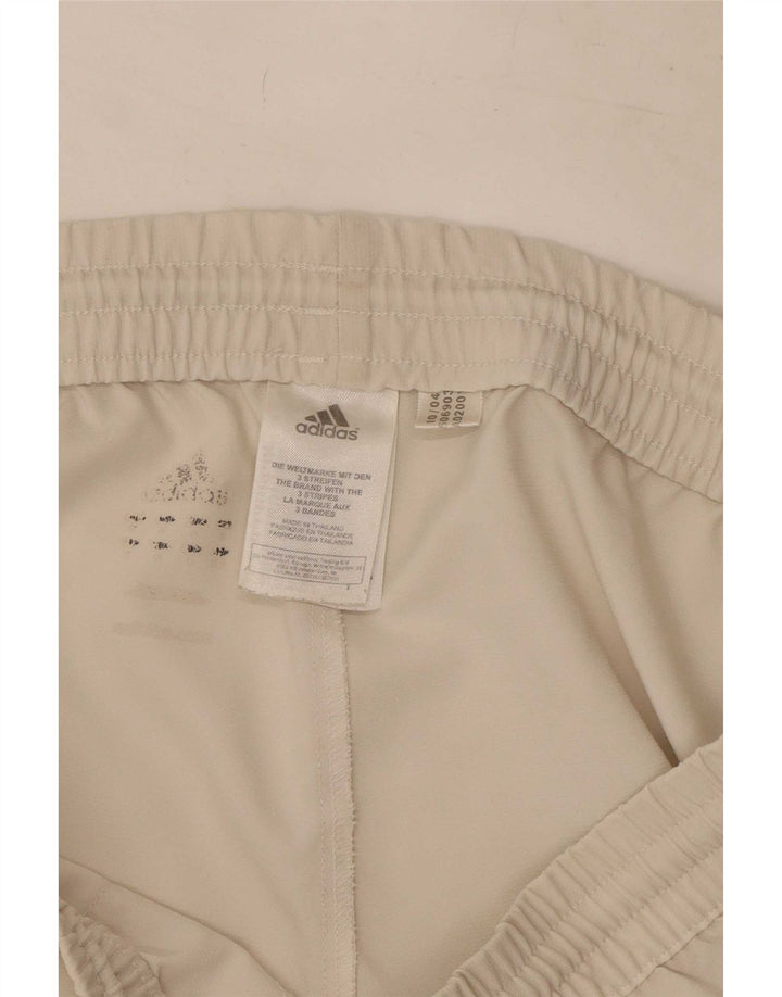 Pantalones cortos deportivos Adidas para hombre, poliéster blanco grande
