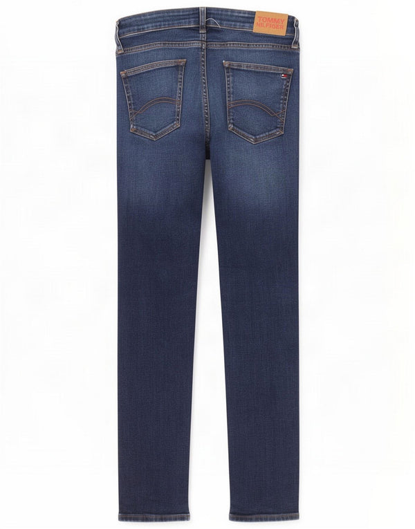 Tommy Hilfiger Jeans ajustados para niños 13-14 años W28 L30 Algodón azul