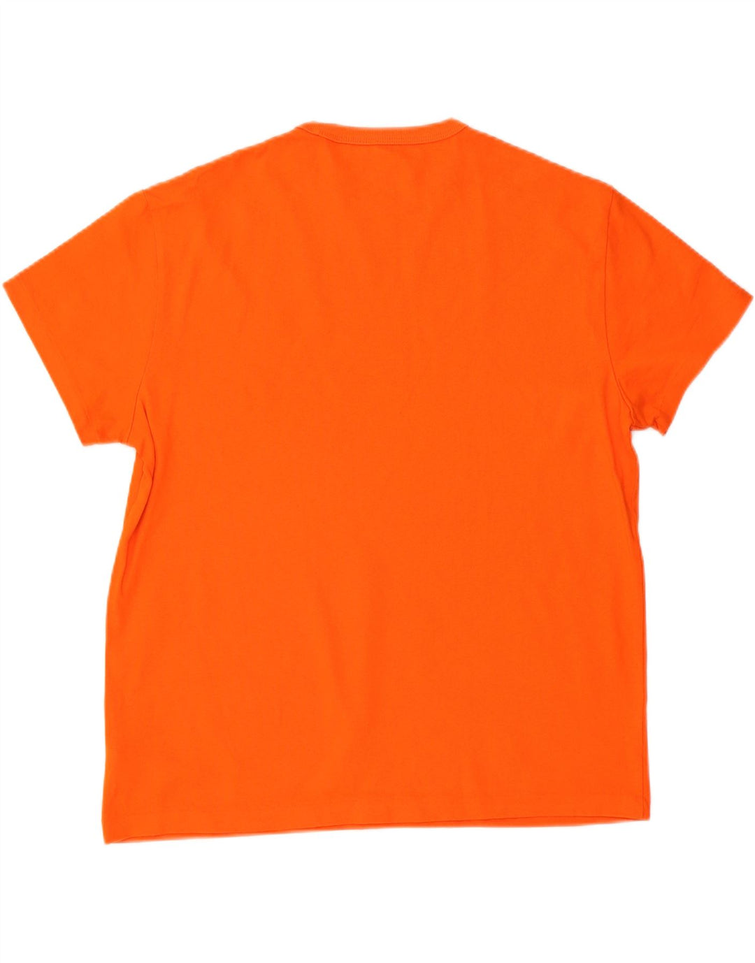 POLO RALPH LAUREN Camiseta de corte clásico para hombre Top grande de algodón naranja