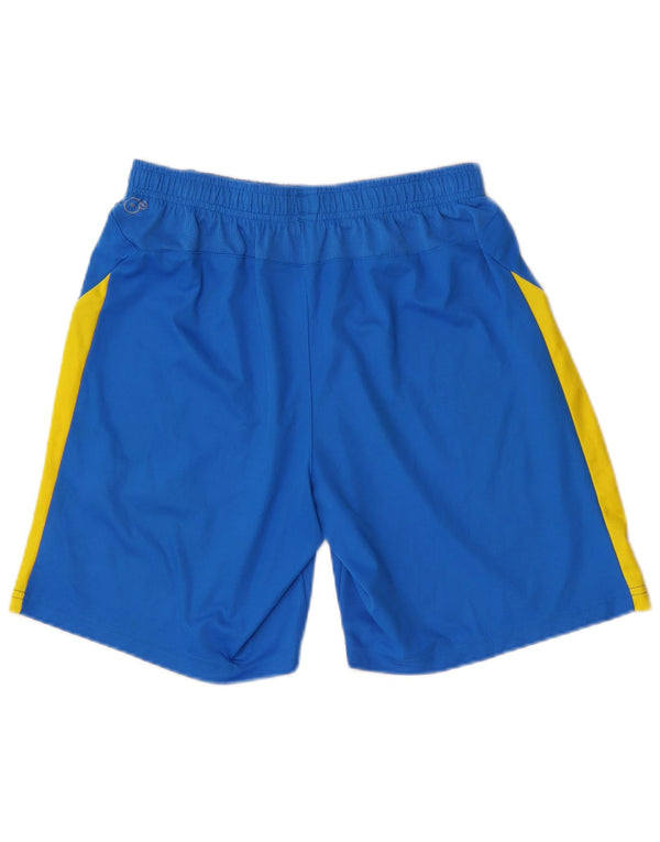 Pantalones cortos deportivos Puma para hombre Poliéster color block azul medio