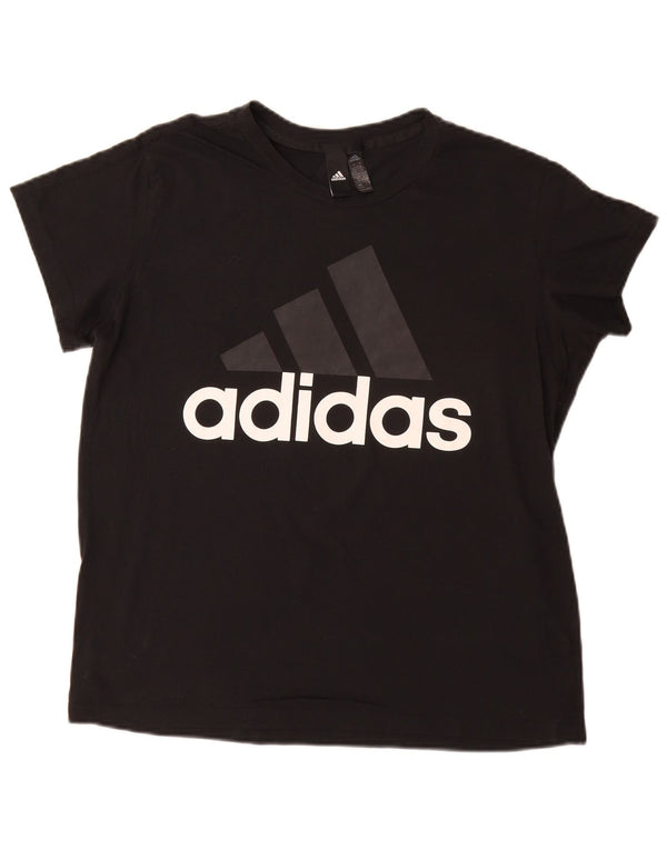 Adidas Camiseta Gráfica Mujer Top UK 20/22 XL Negro