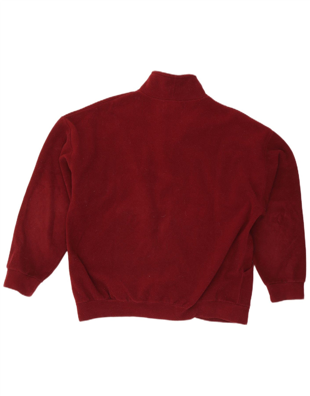 Vintage hombres chaqueta de lana Reino Unido 42 XL poliéster granate
