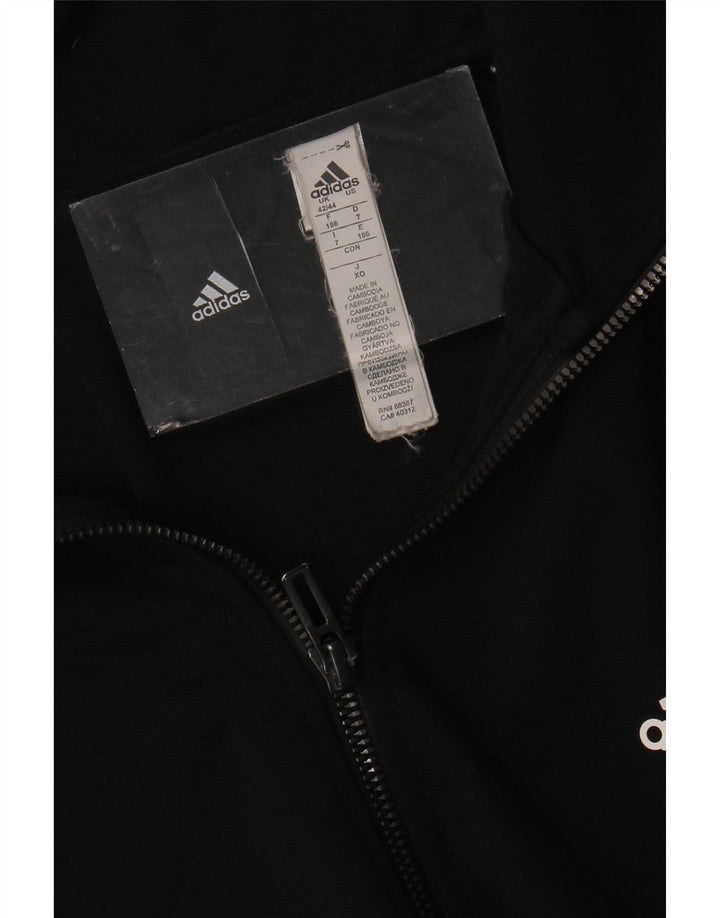 ADIDAS Chaqueta de chándal para hombre UK 42/44 Grande Poliéster negro