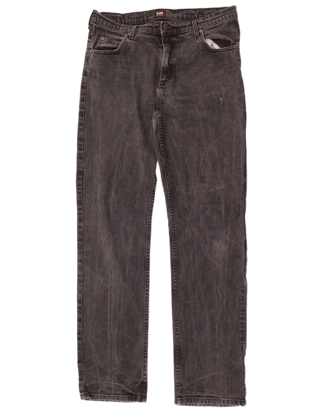 Lee Vaqueros Rectos Brooklyn para Hombre W36 L36 Algodón Negro