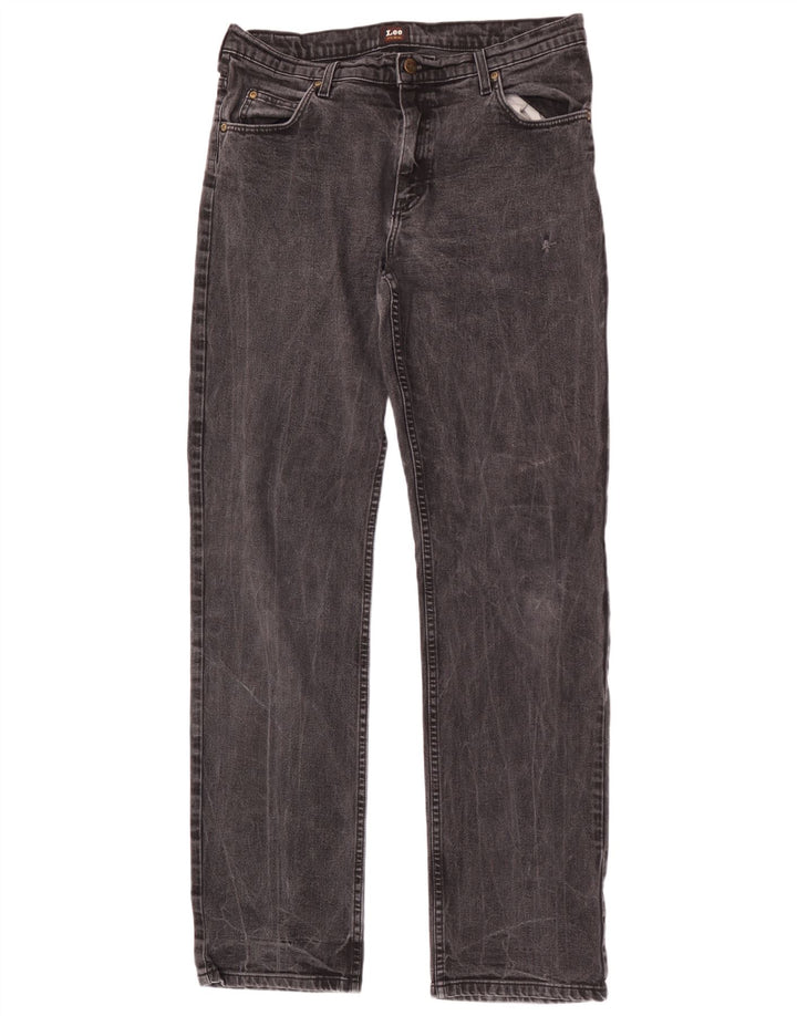 Lee Vaqueros Rectos Brooklyn para Hombre W36 L36 Algodón Negro