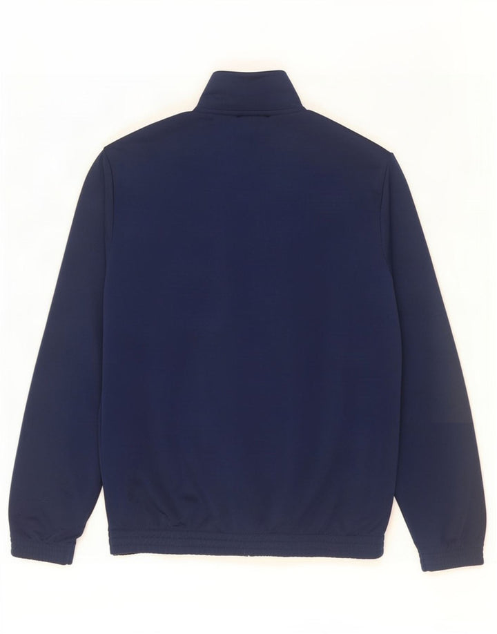 Adidas - Chaqueta de chándal para hombre, talla 40/42, mediana, azul marino, poliéster