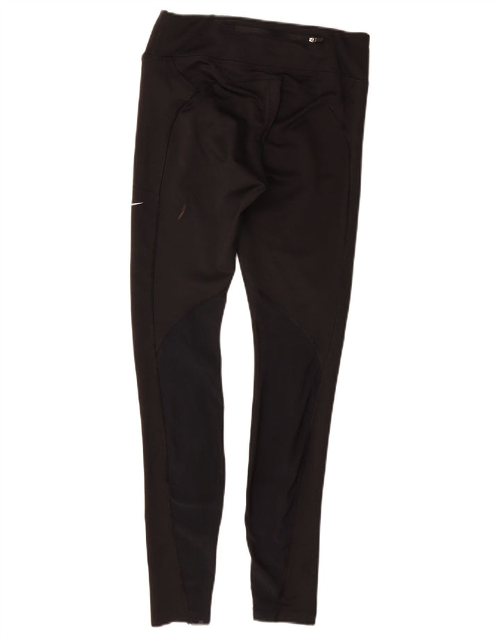 NIKE Leggings Dri Fit para mujer UK 8 Small Poliéster negro