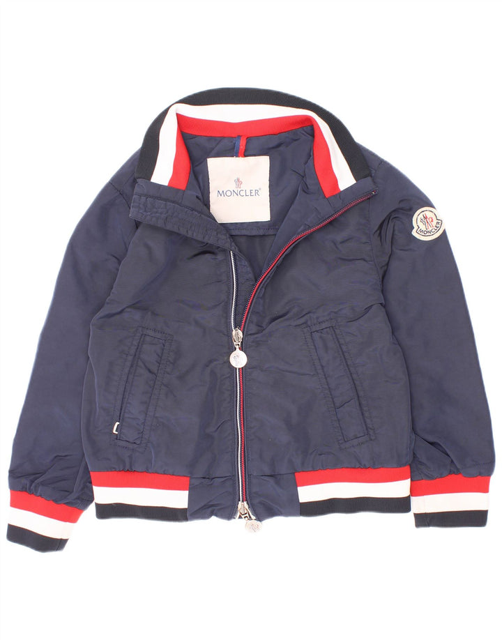 Moncler Cazadora bomber para niño 3-4 años Poliamida color block azul marino