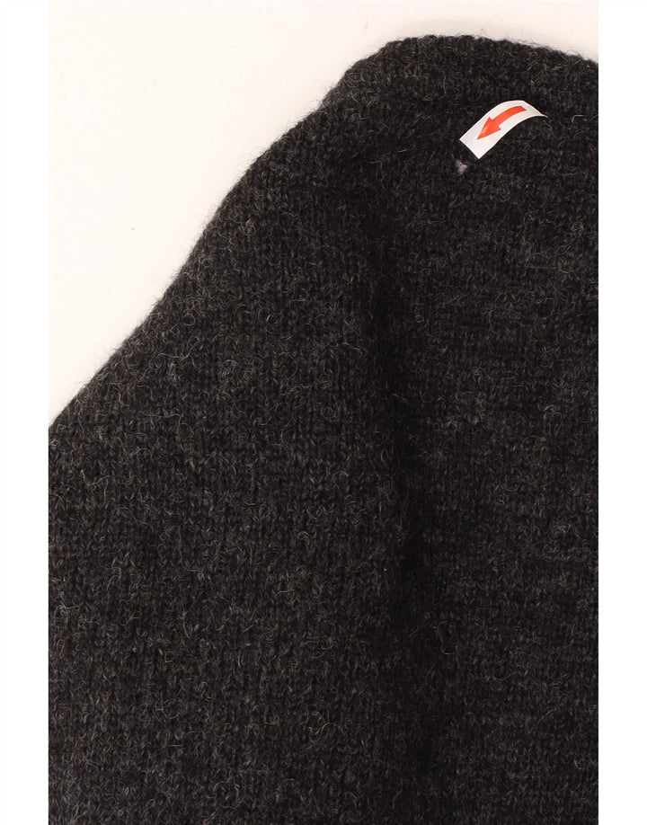 Rodrigo Jersey con Cuello en V para Hombre Jersey Grande Gris Argyle/Lana Diamante