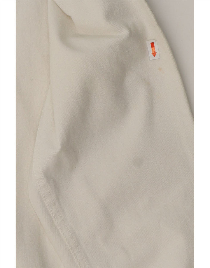 TOMMY HILFIGER Vaqueros pitillo para mujer US 6 Medium W28 L30 Algodón blanco