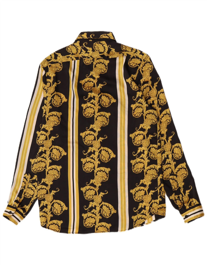 Zara Hombre Camisa Regular Fit Pequeña Paisley Negra