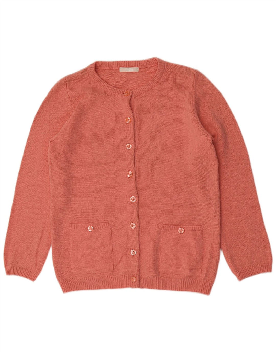 Marks & Spencer Suéter tipo cárdigan para mujer Reino Unido 44 Lana rosa grande