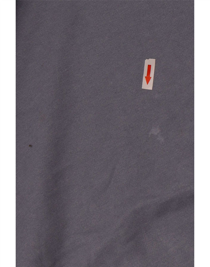 Zara Mujer Sudadera con Capucha Extragrande UK 10 Small Poliéster Azul