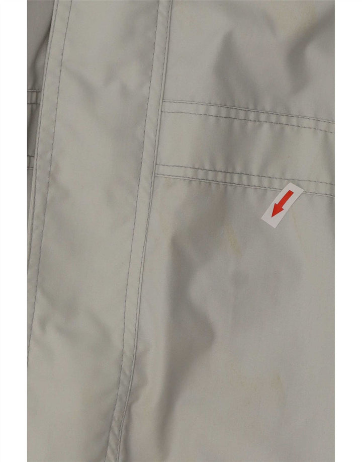 Vintage hombres chaqueta bomber militar Reino Unido 40 gris grande