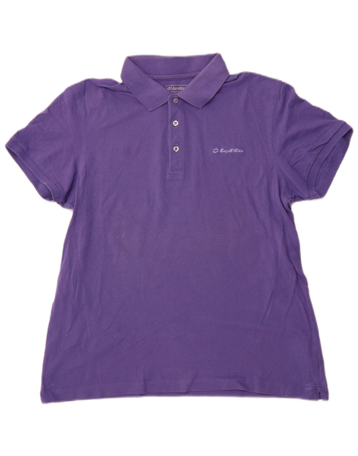 LOTTO Polo Mujer ES 40 XL Algodón Morado