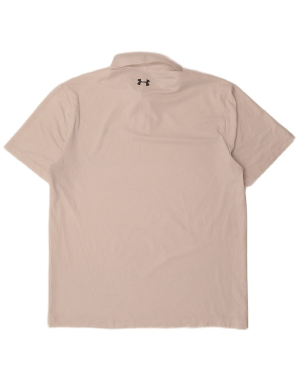 Under Armour Polo Hombre Blanco Grande