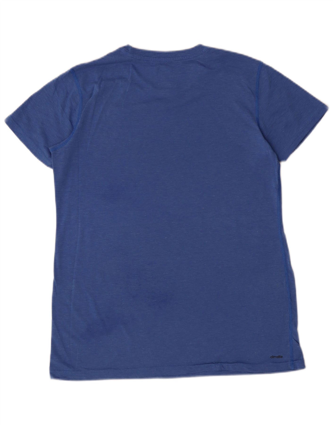 Adidas Camiseta para mujer Top UK 12 Poliéster moteado azul medio