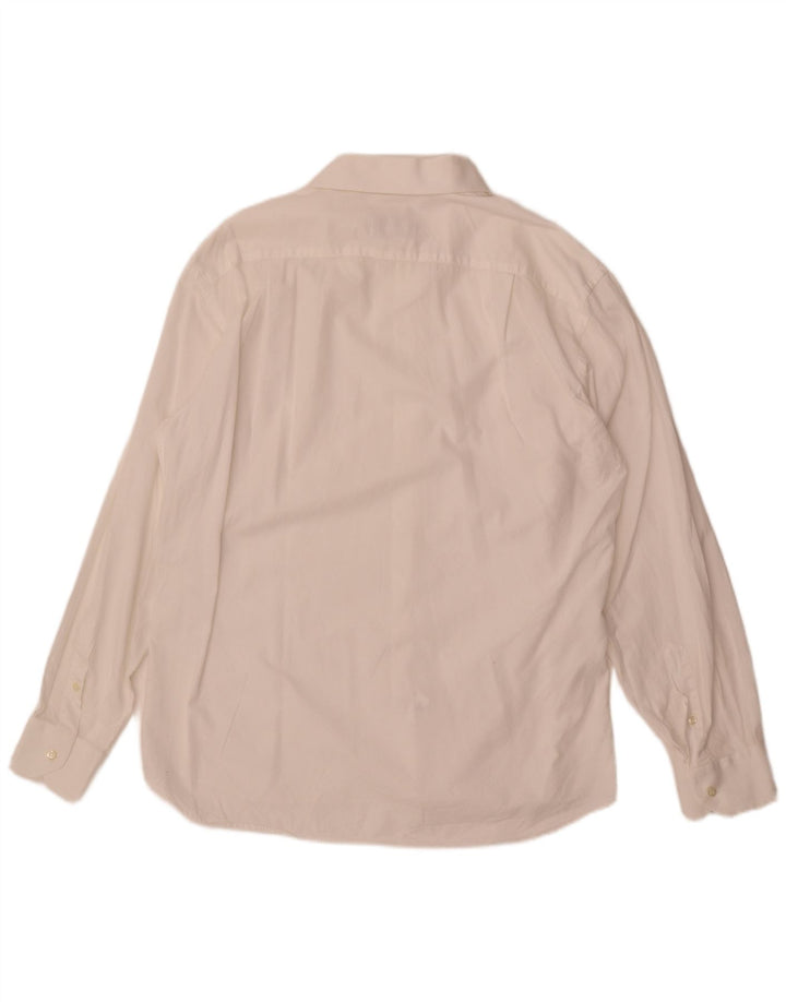 Camisa Roccobarocco Hombre Talla 17 43 XL Algodón Blanco