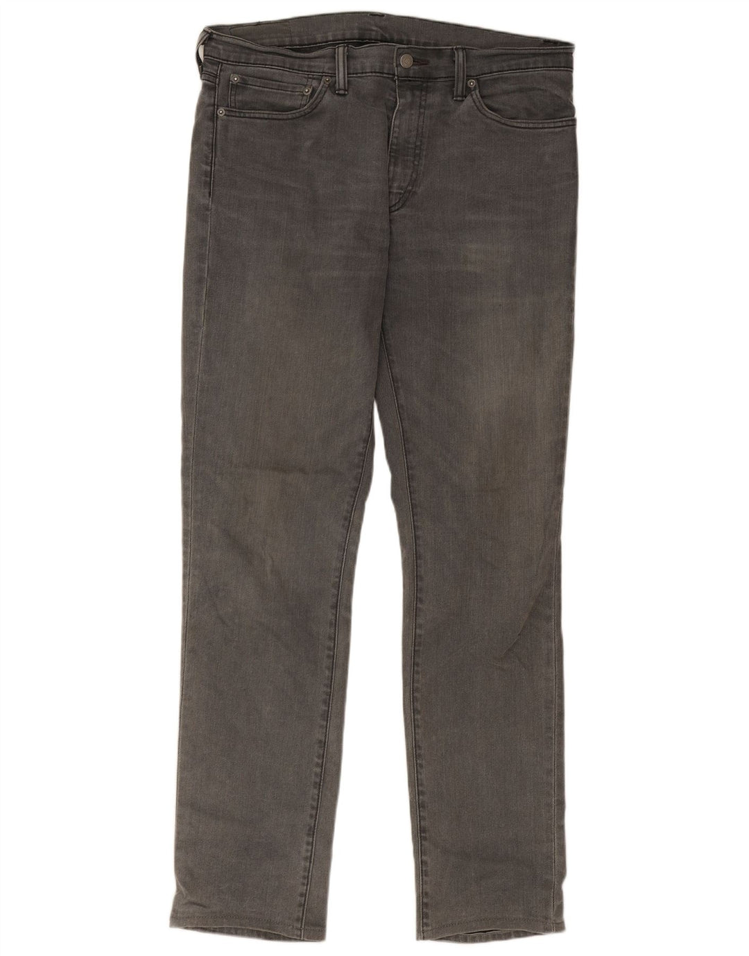 Levi's Hombre 511 Slim Jeans W36 L34 Algodón Gris