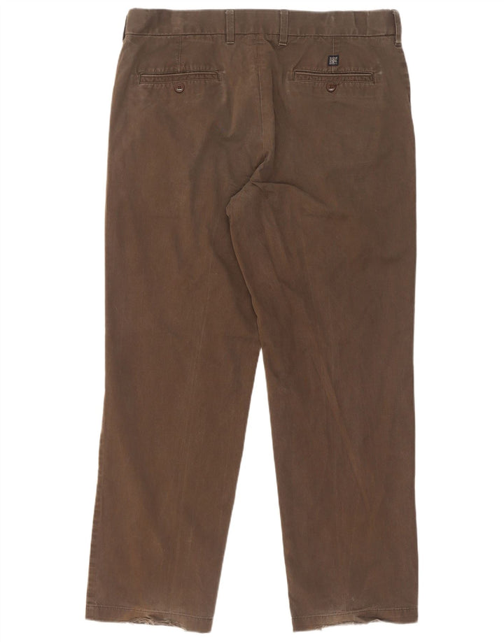 Marks & Spencer Pantalones chinos regulares para hombre W36 L31 Algodón caqui