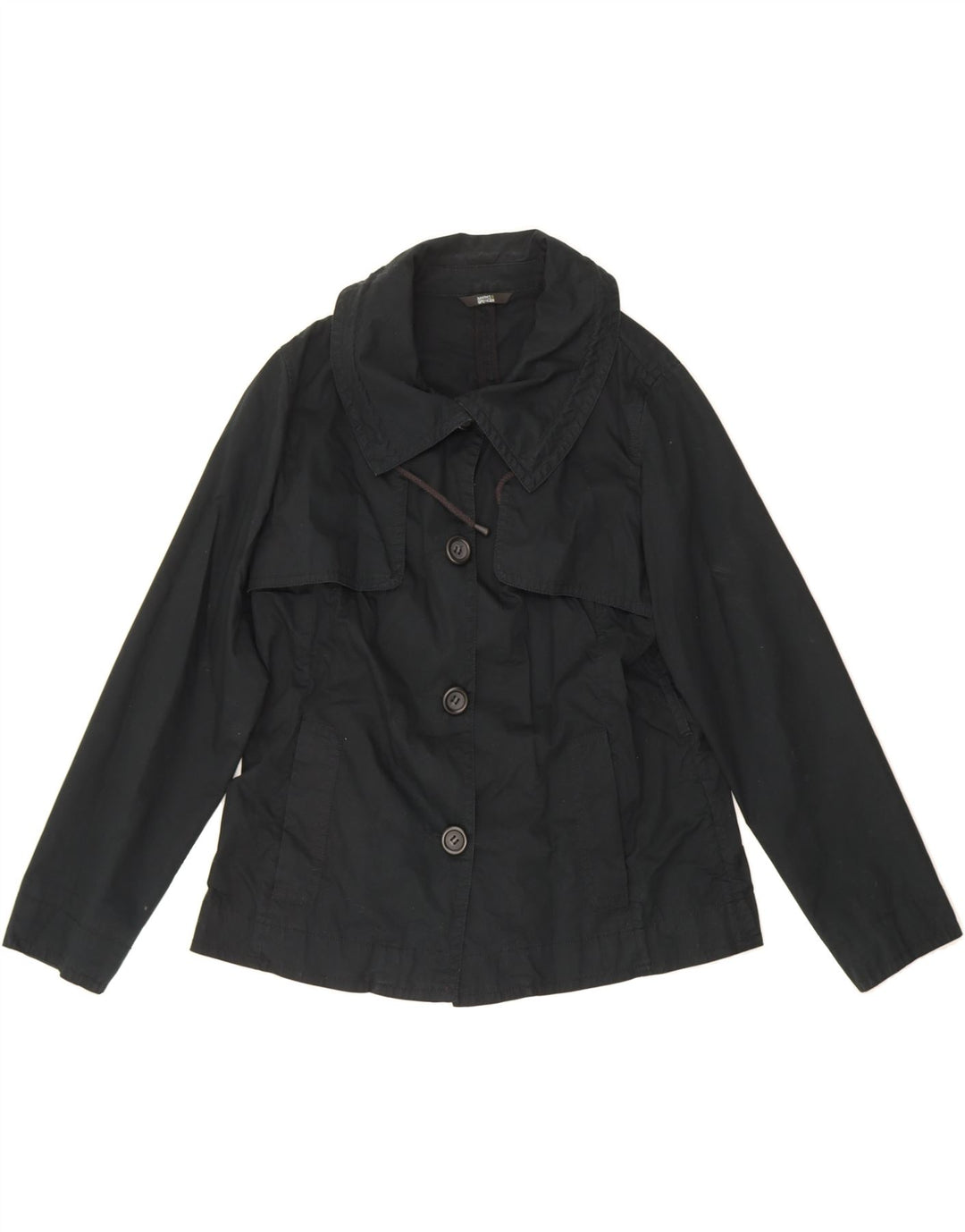 MARKS & SPENCER Womens Jacket UK 14 Large Black Vintage Marks & Spencer and Second-Hand Marks & Spencer from Messina Hembry 
