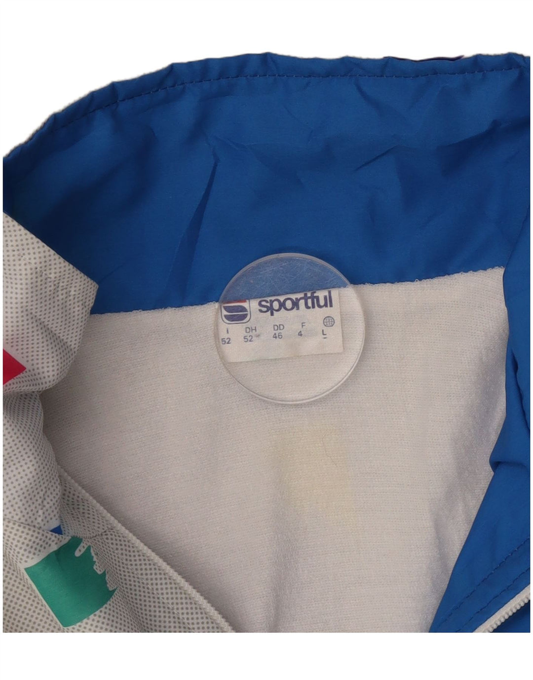Sportful Hombre Chaqueta De Chándal Con Gráfico IT 52 Large Gris Geométrico