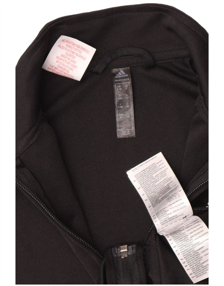 Adidas Chicos Aeroready Chándal Top Chaqueta 9-10 Años Negro Poliéster
