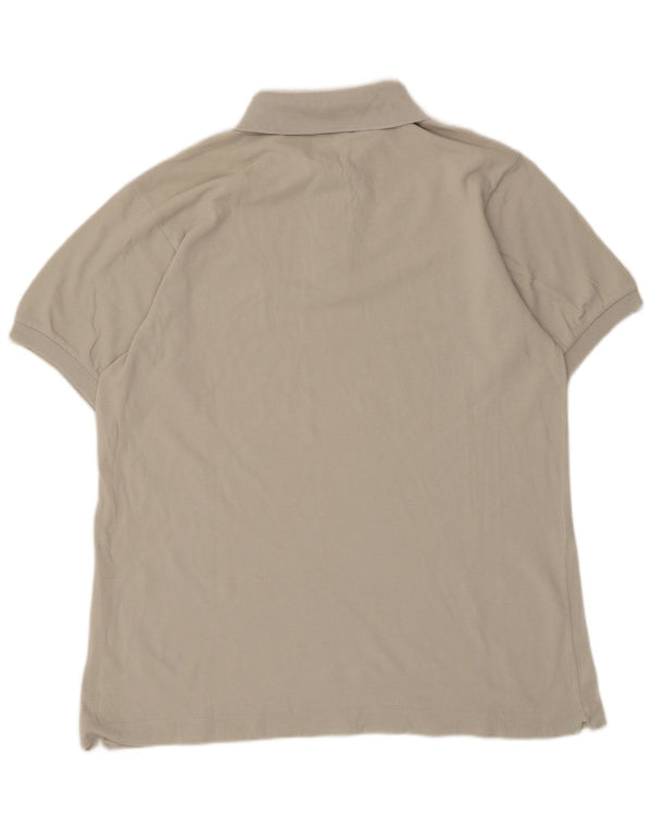 Polo Lacoste para hombre talla 5 grande algodón gris