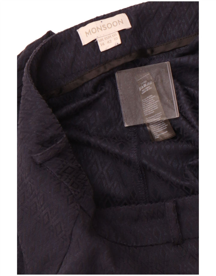 MONSOON Pantalones casuales para mujer UK 40 Large W34 L29 Azul marino