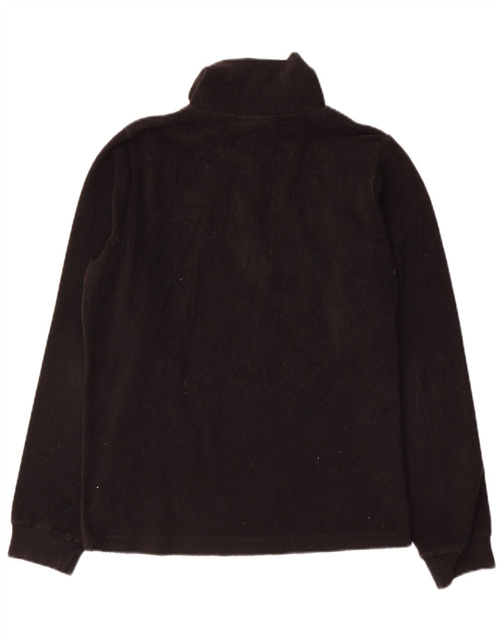 Lotto Hombre Jersey De Forro Polar Con Cremallera Y Cuello Pequeño Negro