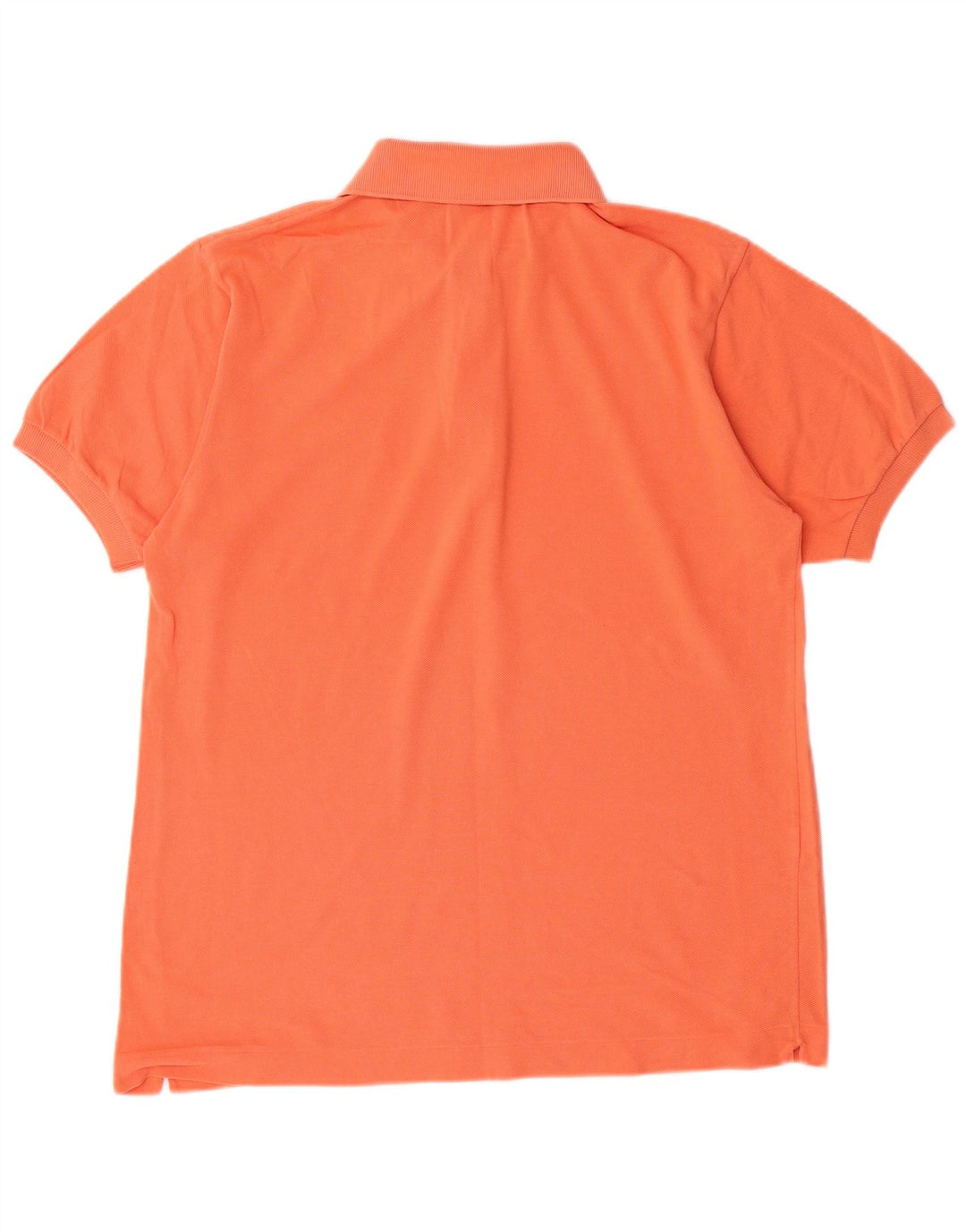 Polo Lacoste para hombre talla 4 mediano algodón naranja