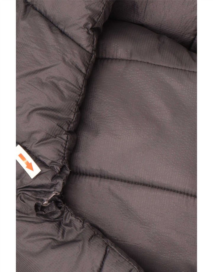 Kappa - Chaqueta acolchada con capucha para hombre, talla 40, color gris