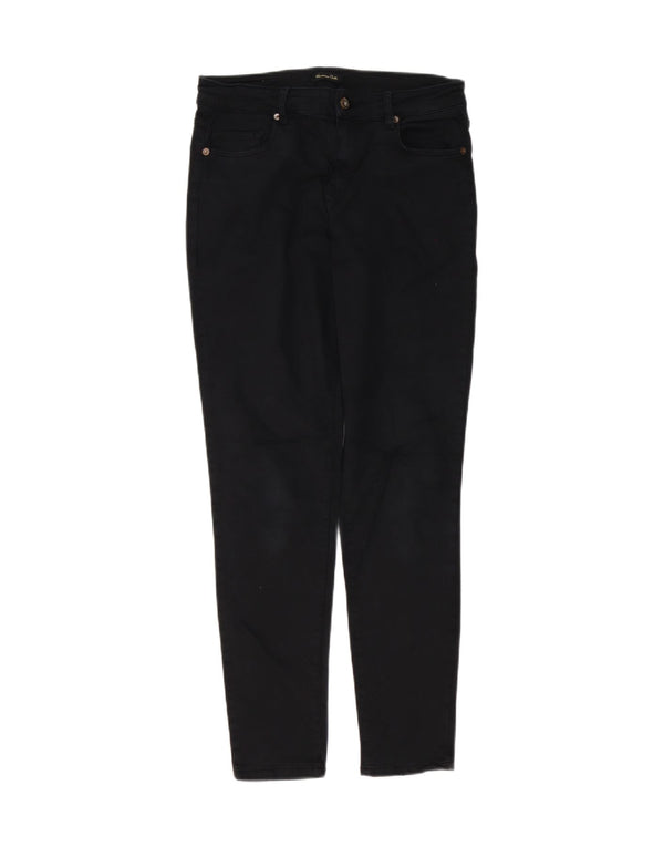 Massimo Dutti Vaqueros Pitillo Mujer EU 40 Medium W30 L29 Negro Algodón