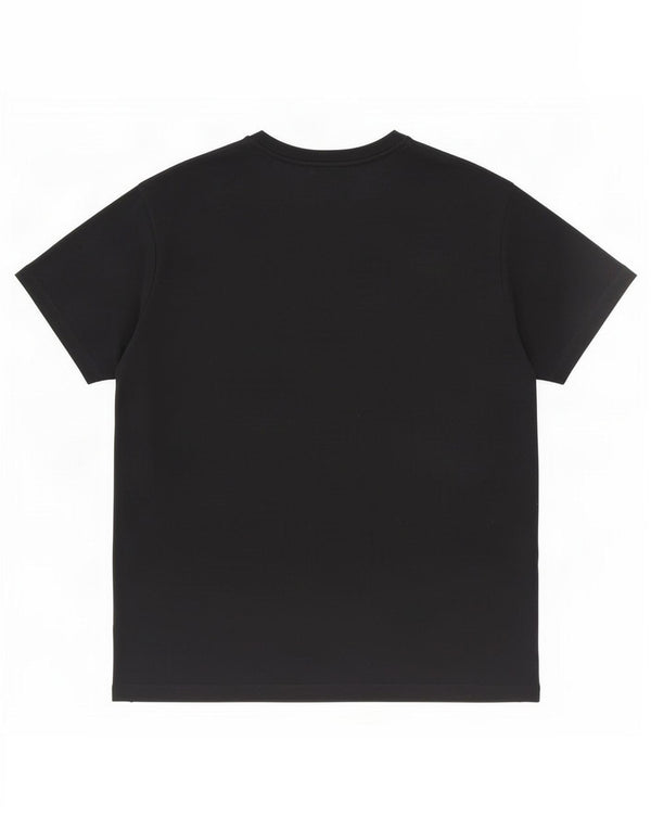 Emporio Armani Hombre Camiseta Gráfica Top Mediano Negro